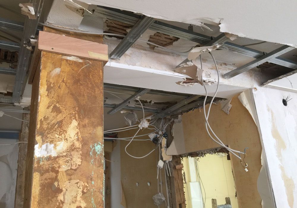 Bild des Bauprozesses unsers Store-Designs für Schuh Gilbert.