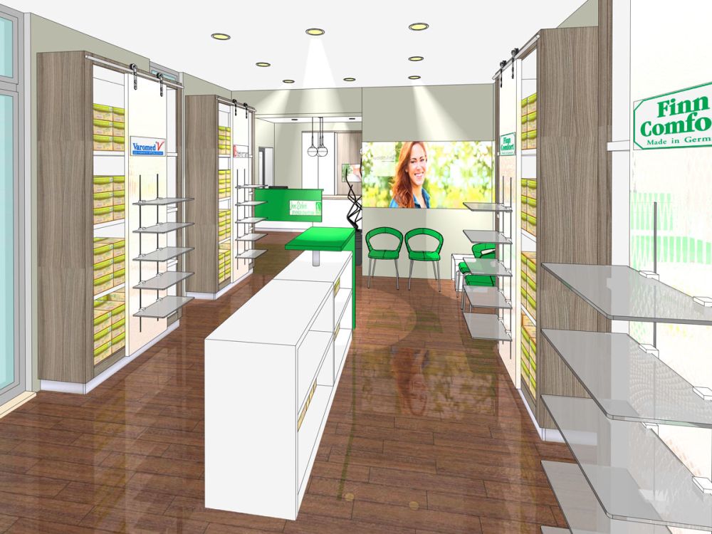 Büroeinrichtung für eine effiziente Arbeitsumgebung.