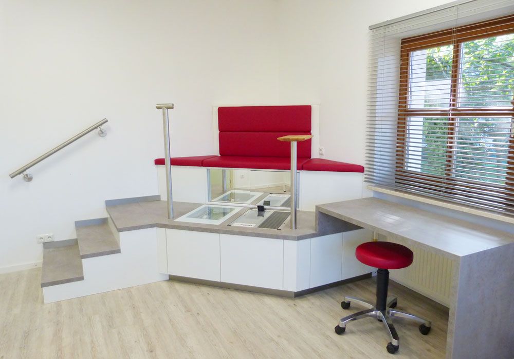 Verkaufsraumgestaltung für Seeßle Fußgesundheit.