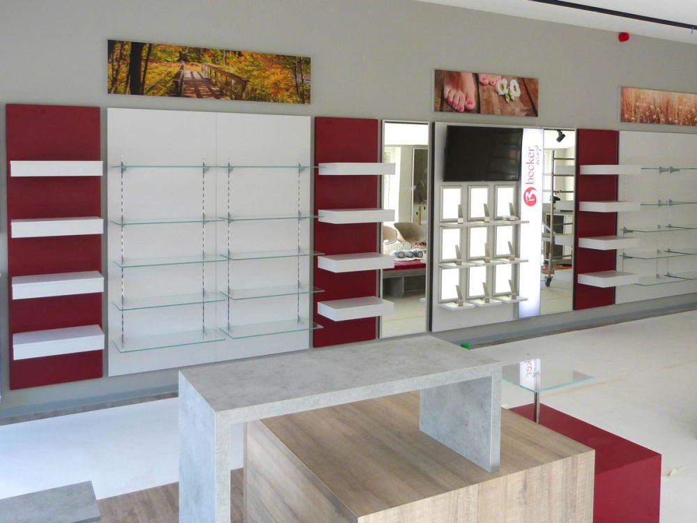 Ladenfläche unseres Ladendesignkonzepts