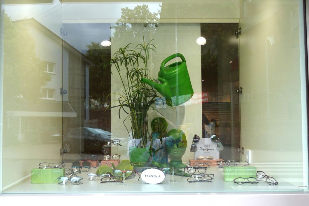 Schaufensteransicht bei Optik Gärtner.