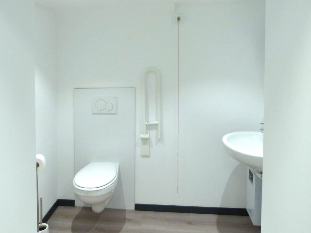 Die Sanitäranlagen.